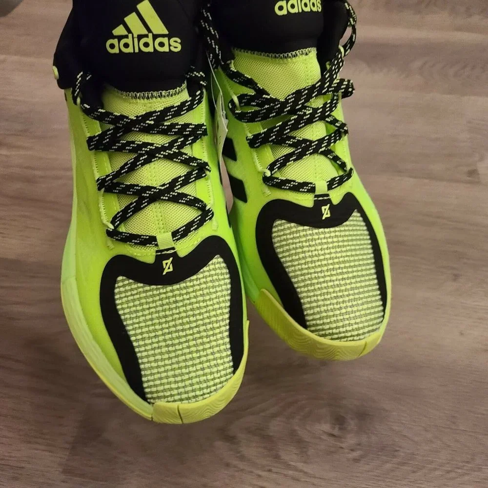 Adidas D Rose 11 Mens FU7405 Signal Green Adizero‎ Basketball Shoes Size 7